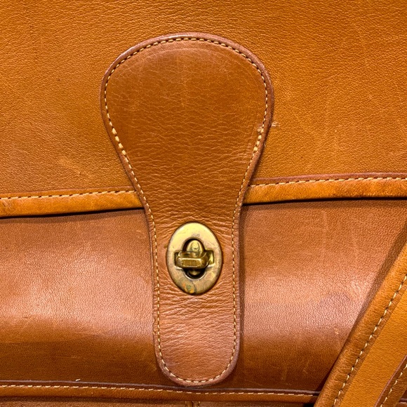 Vintage Leather COACH Briefcase. Messenger Bag. British Tan. - Picture 2 of 10
